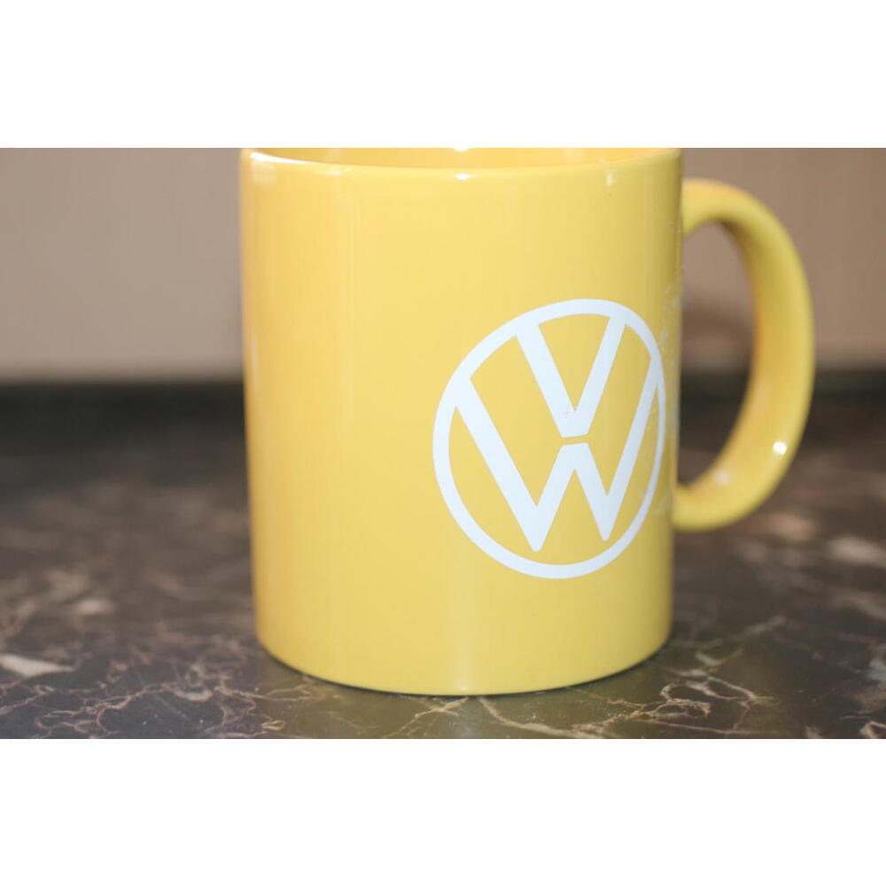 Yellow Volkswagen Logo Coffee Mug